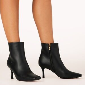 Black stiletto bootie